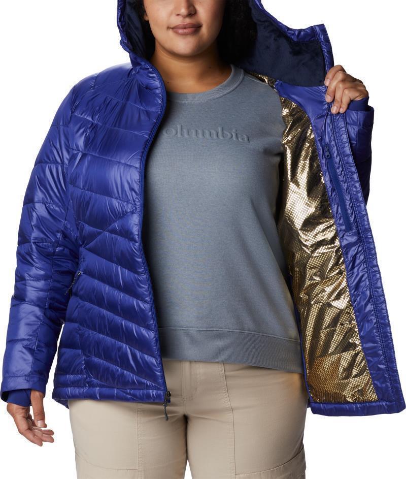 Joy Peak Hooded Jacket - Plus - Womens - Dark Sapphire 4