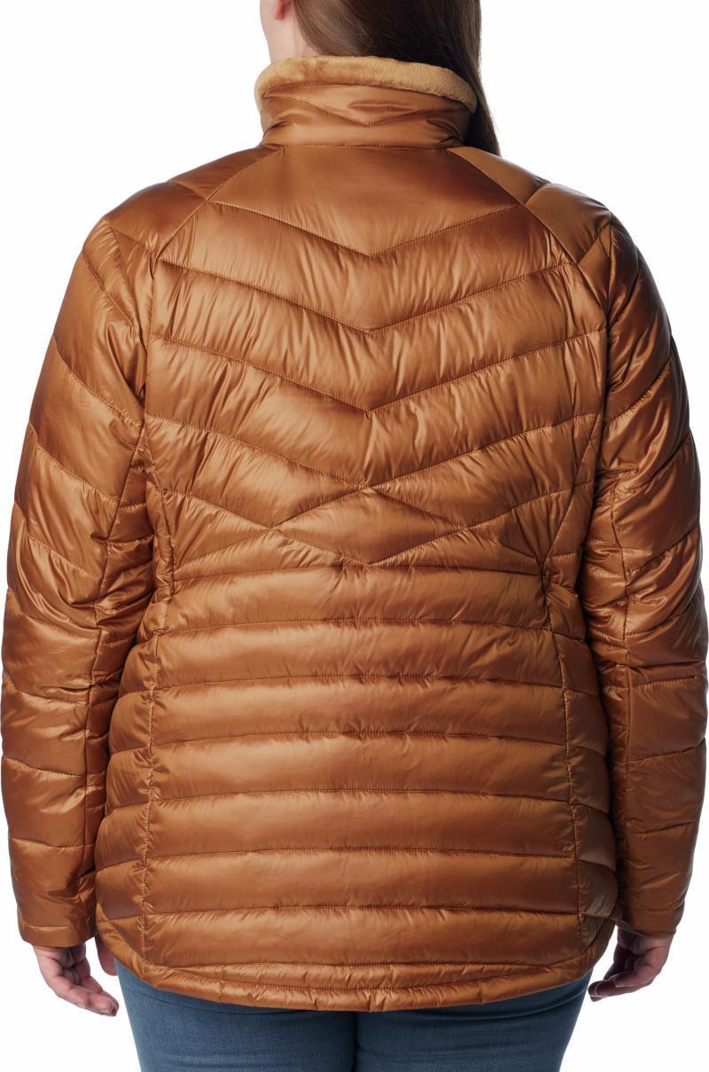 Joy Peak Jacket - Plus - Womens - Camel Brown 2