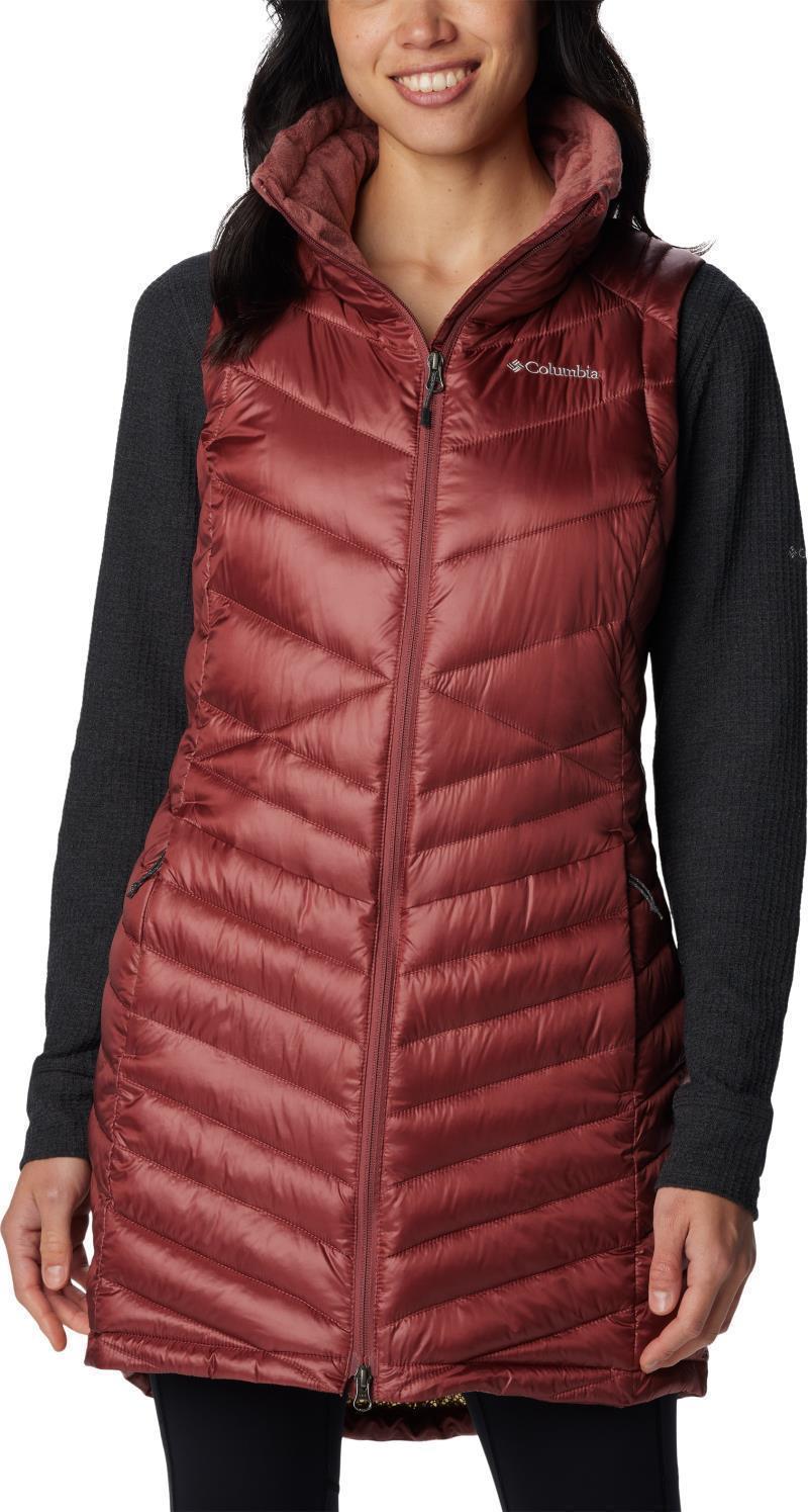 Joy Peak Long Vest - Womens - Beetroot 1