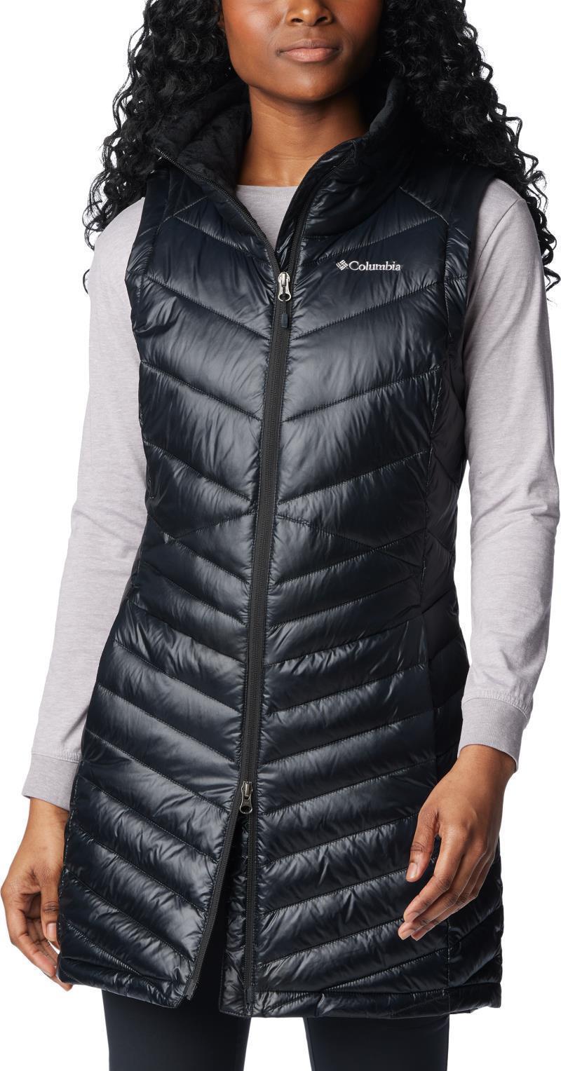 Joy Peak Long Vest - Womens - Black 1