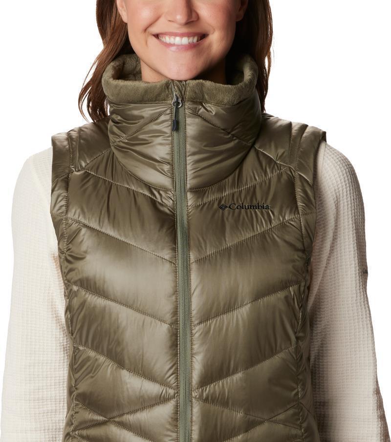 Joy Peak Long Vest - Womens - Stone Green 6