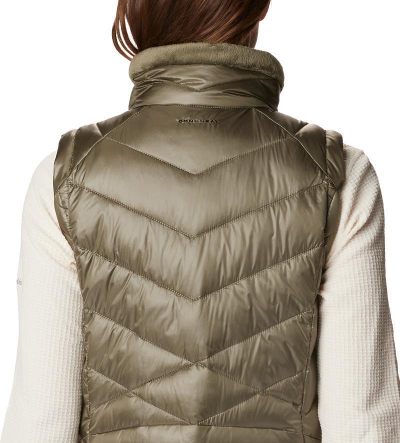 Joy Peak Long Vest - Womens - Stone Green 7