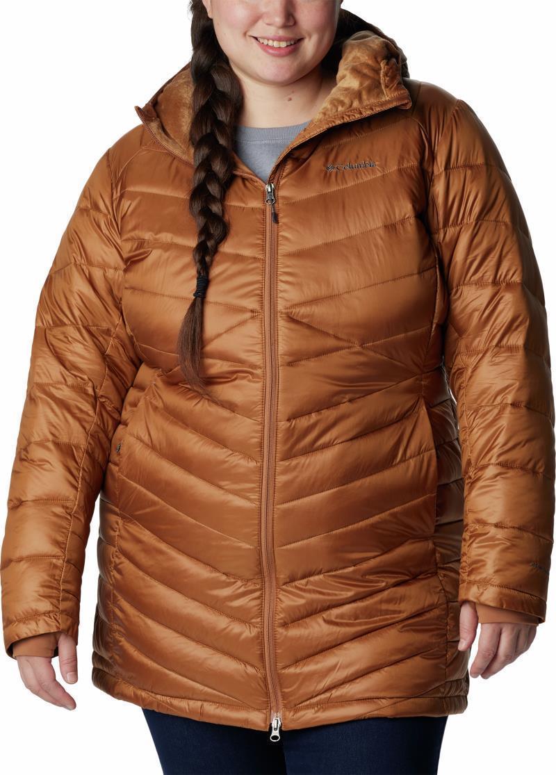 Joy Peak Mid Jacket - Plus - Womens - Camel Brown 1