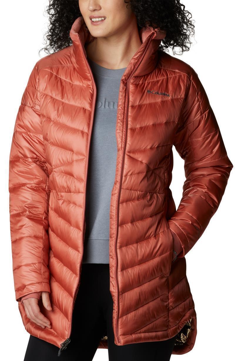 Joy Peak Novelty Jacket - Womens - Dark Coral 5