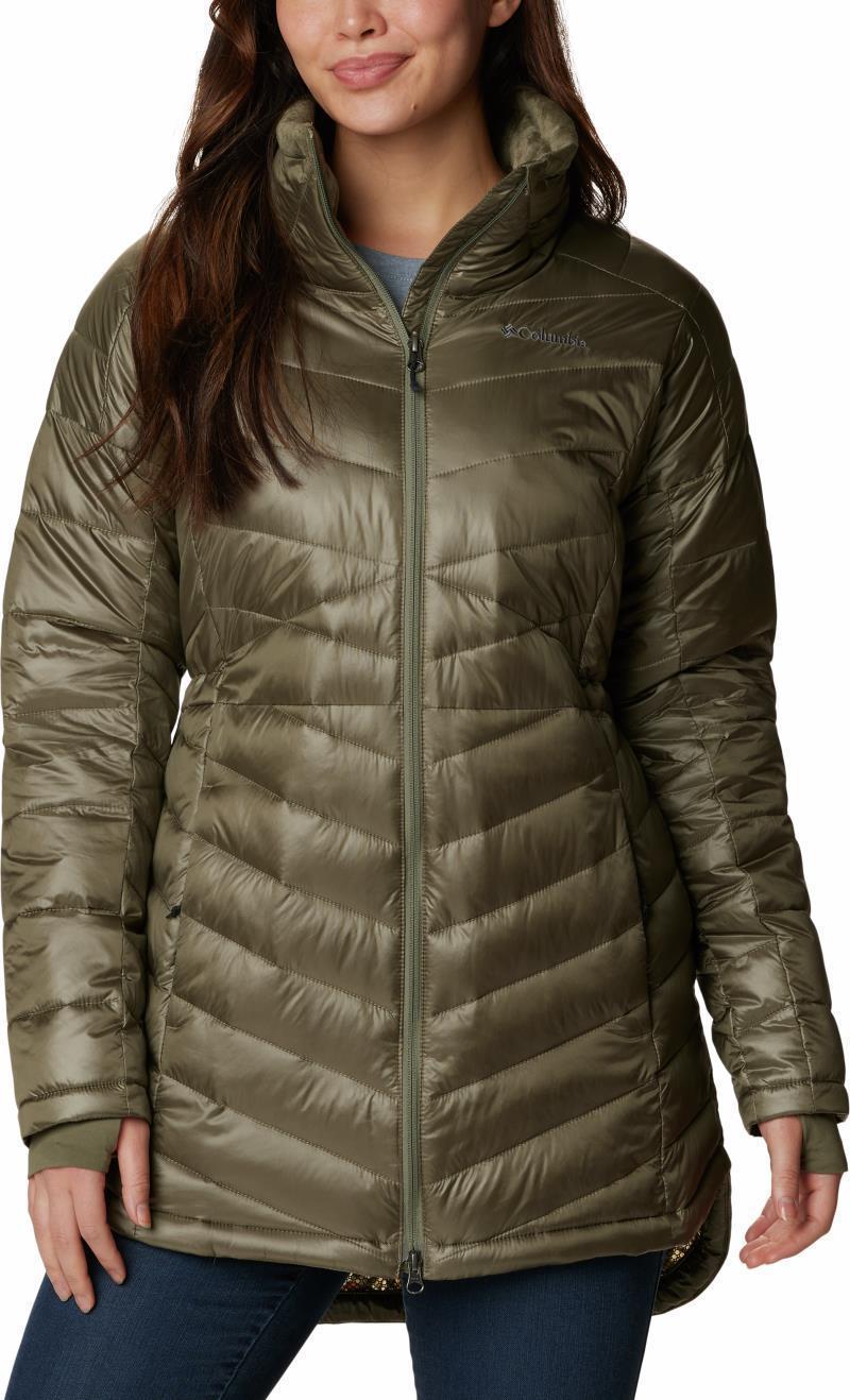 Joy Peak Novelty Jacket - Womens - Stone Green 1