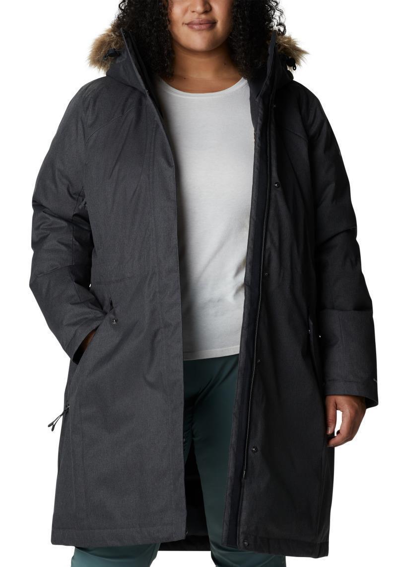 Juniper Ridge Down Parka - Plus - Womens - black 1