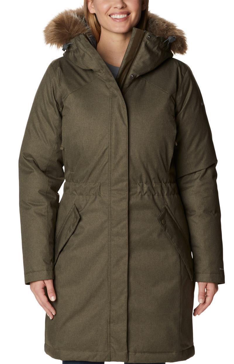 Juniper Ridge Down Parka - Womens - Olive Green 1