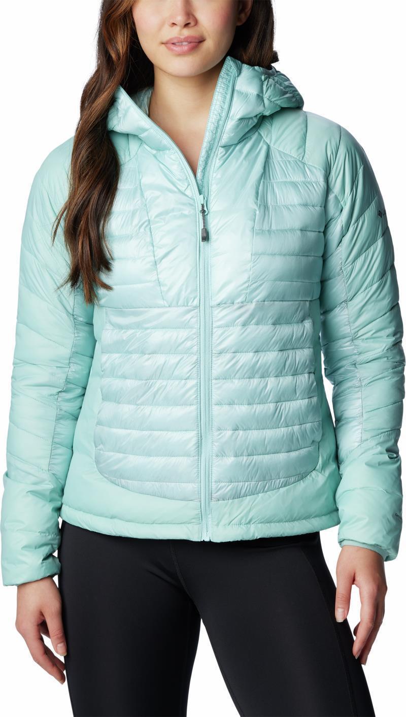 Labyrinth Loop Hooded Jacket - Womens - Aqua Haze 1