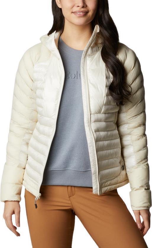 Labyrinth Loop Hooded Jacket - Womens - Chalk 3