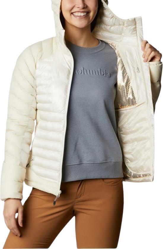 Labyrinth Loop Hooded Jacket - Womens - Chalk 4