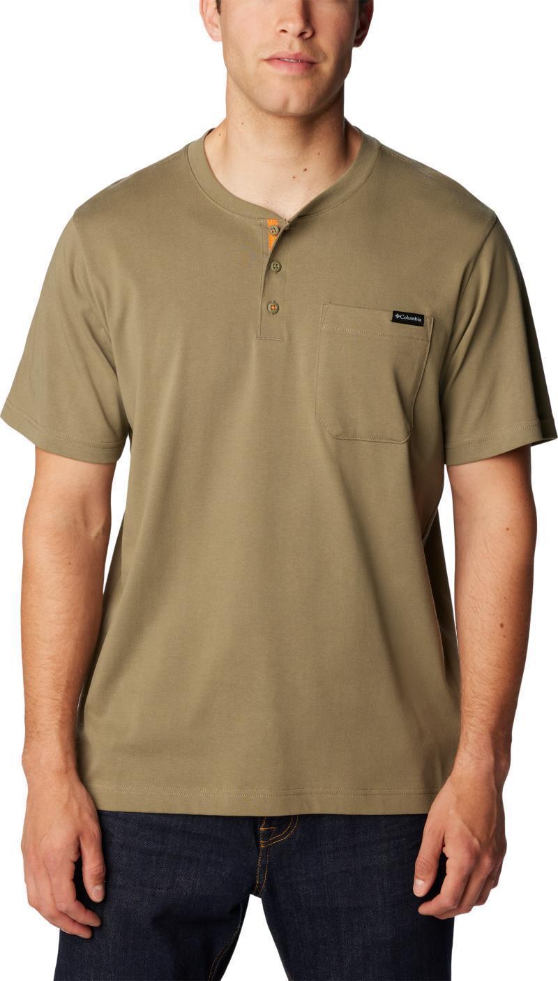 Landroamer SS Henley - Tall - Mens - Stone Green 1