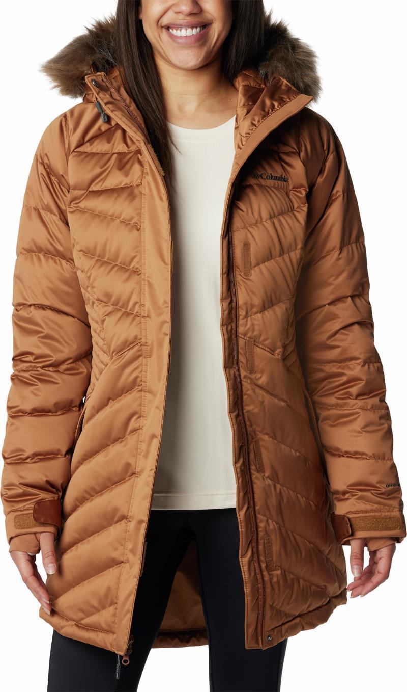Lay D Down III Mid Jacket - Womens - Camel Brown Satin 3