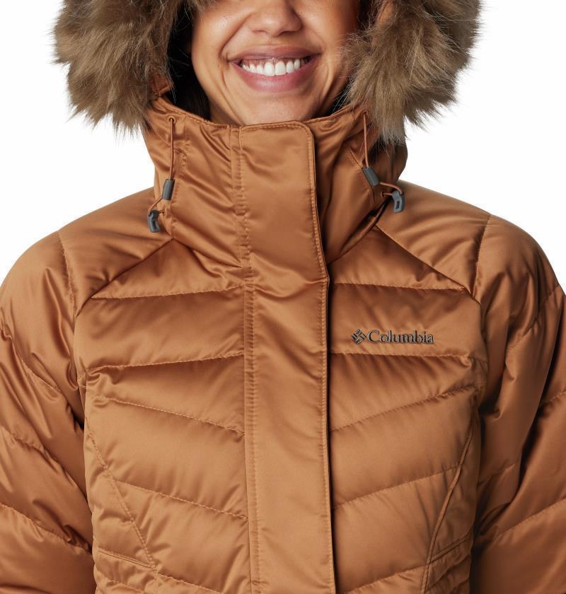 Lay D Down III Mid Jacket - Womens - Camel Brown Satin 6