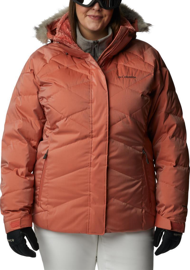 Lay D Down II Jacket - Plus - Womens - Dark Coral Sheen 1