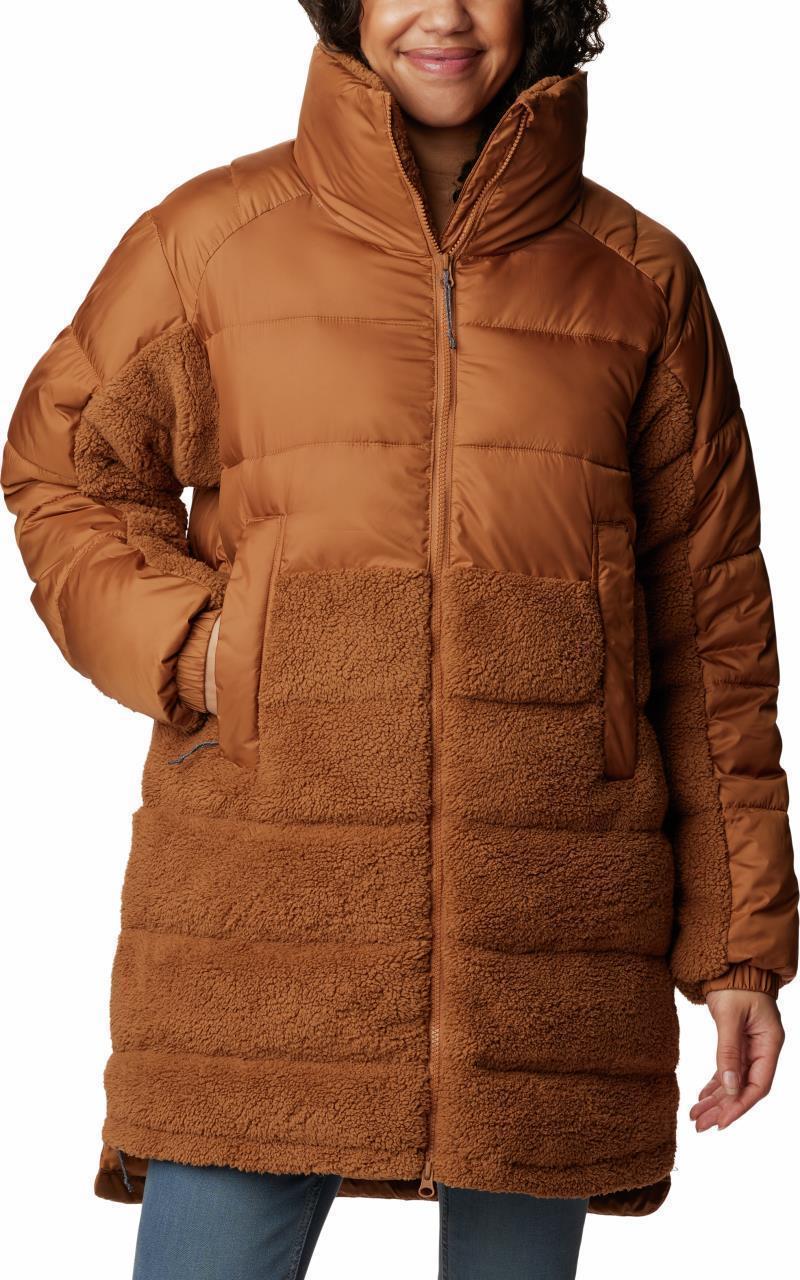 Leadbetter Point Long Jacket - Womens - Camel Brown 1