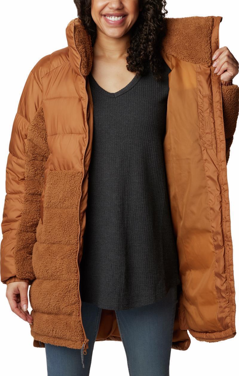 Leadbetter Point Long Jacket - Womens - Camel Brown 3