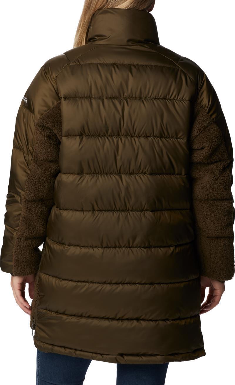 Leadbetter Point Long Jacket - Womens - Olive Green 2