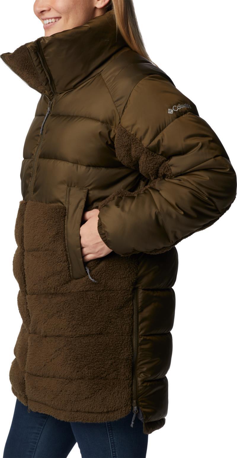 Leadbetter Point Long Jacket - Womens - Olive Green 5
