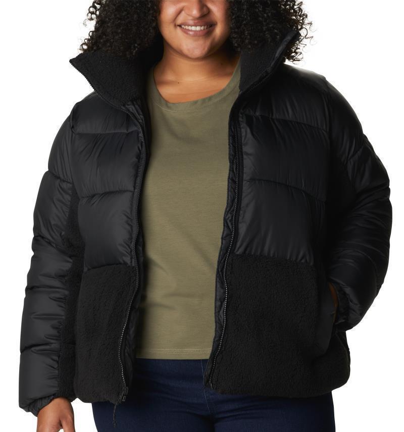 Leadbetter Point Sherpa Hybrid - Plus - Womens - Black 3