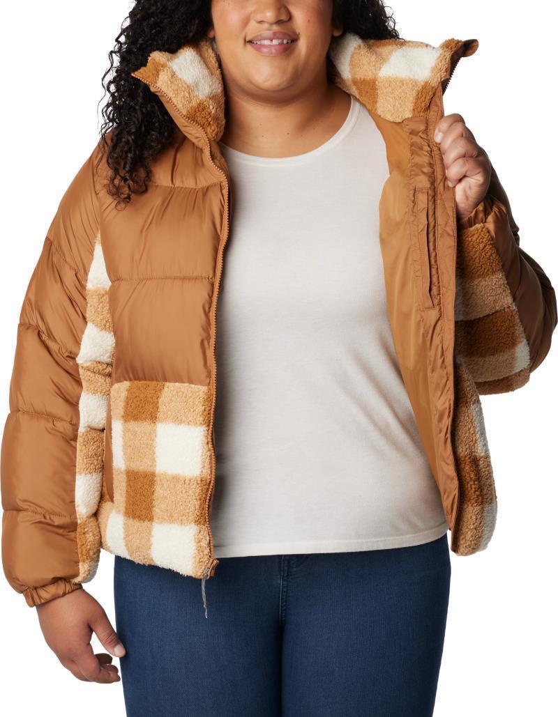 Leadbetter Point Sherpa Hybrid - Plus - Womens - Camel Brown / Camel Brown Check 4