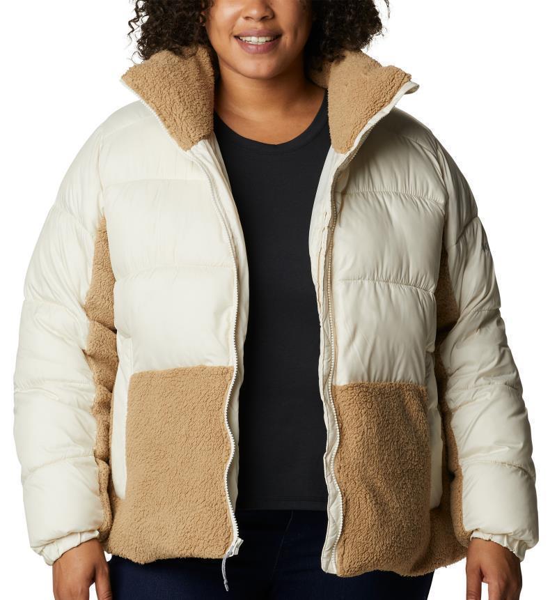 Leadbetter Point Sherpa Hybrid - Plus - Womens - Chalk / Beach 4