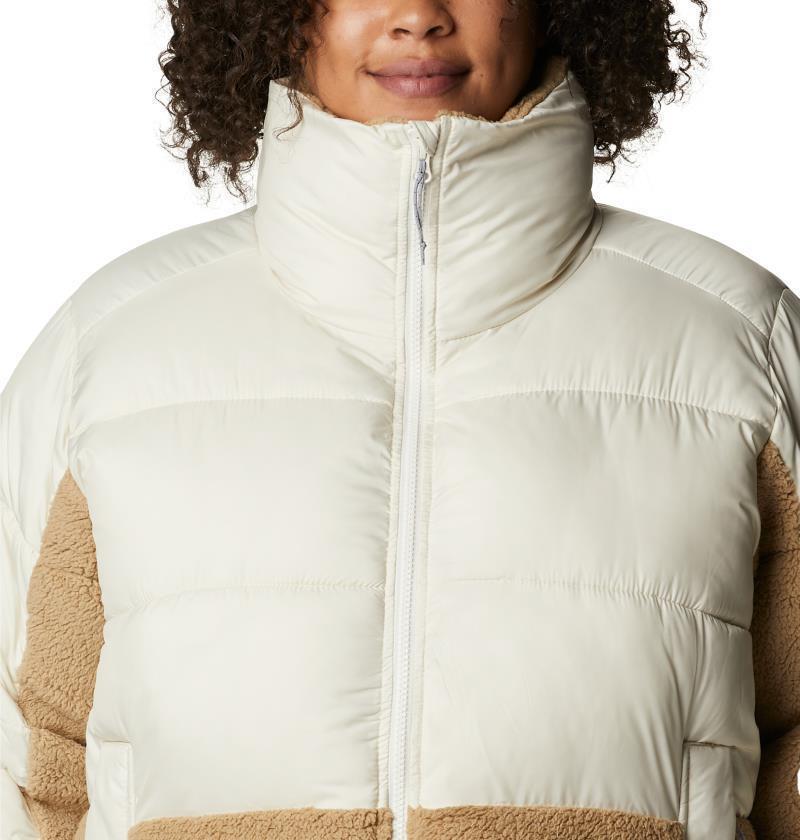Leadbetter Point Sherpa Hybrid - Plus - Womens - Chalk / Beach 6
