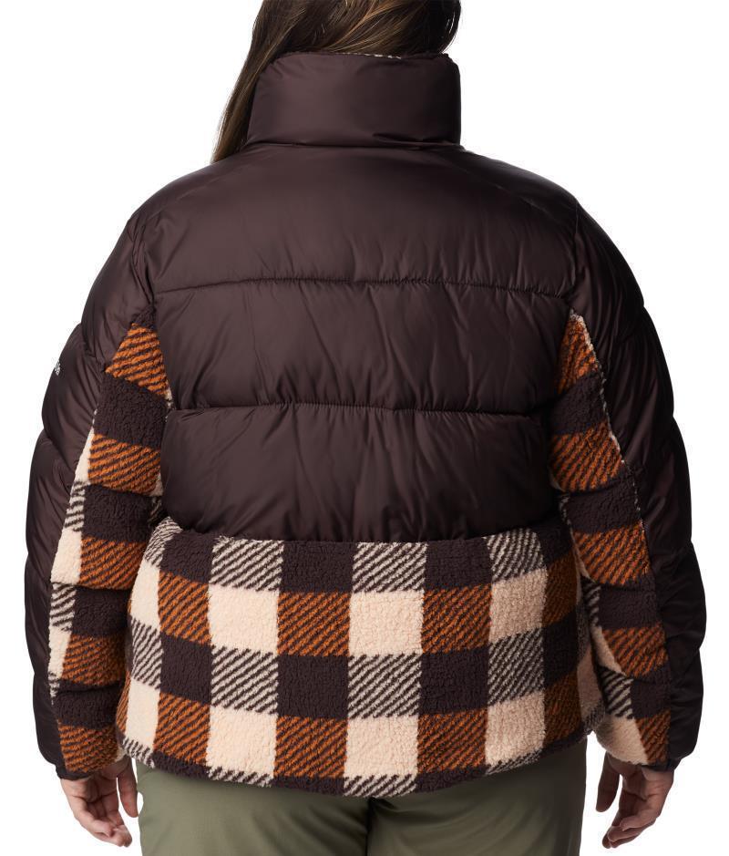 Leadbetter Point Sherpa Hybrid - Plus - Womens - New Cinder / Warm Copper Check Multi 2