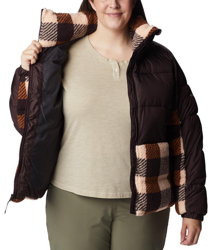 Leadbetter Point Sherpa Hybrid - Plus - Womens - New Cinder / Warm Copper Check Multi 4