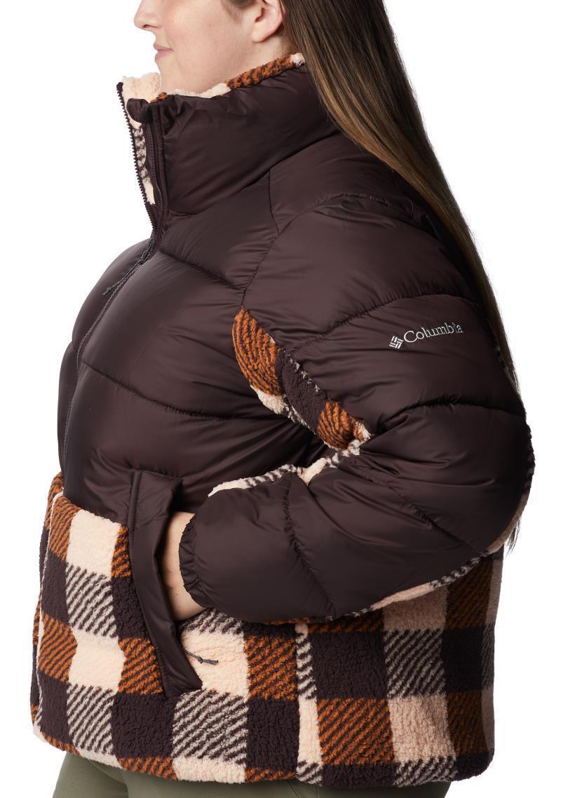 Leadbetter Point Sherpa Hybrid - Plus - Womens - New Cinder / Warm Copper Check Multi 5