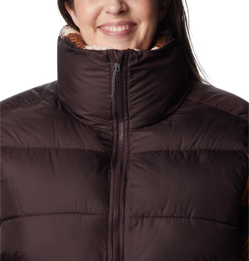 Leadbetter Point Sherpa Hybrid - Plus - Womens - New Cinder / Warm Copper Check Multi 6