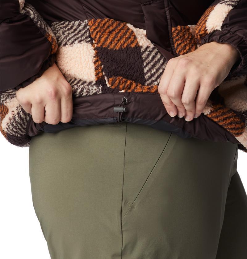 Leadbetter Point Sherpa Hybrid - Plus - Womens - New Cinder / Warm Copper Check Multi 7