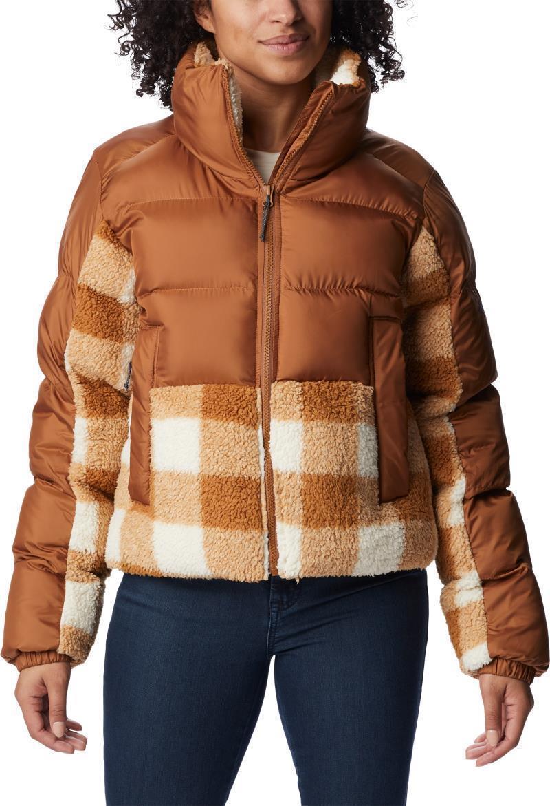 Leadbetter Point Sherpa Hybrid - Womens - Camel Brown / Camel Brown Check 1