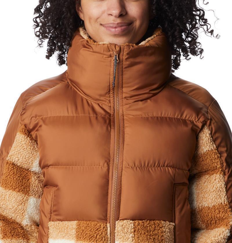 Leadbetter Point Sherpa Hybrid - Womens - Camel Brown / Camel Brown Check 6