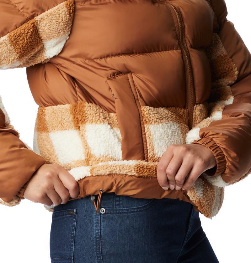 Leadbetter Point Sherpa Hybrid - Womens - Camel Brown / Camel Brown Check 7