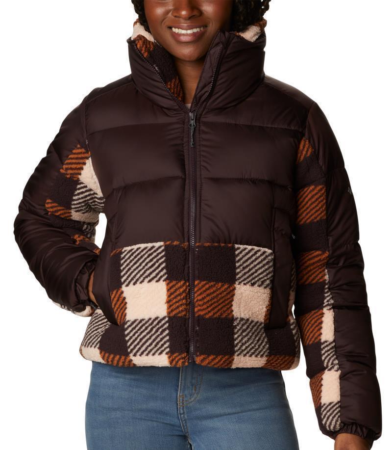 Leadbetter Point Sherpa Hybrid - Womens - New Cinder / Warm Copper Check Multi 1