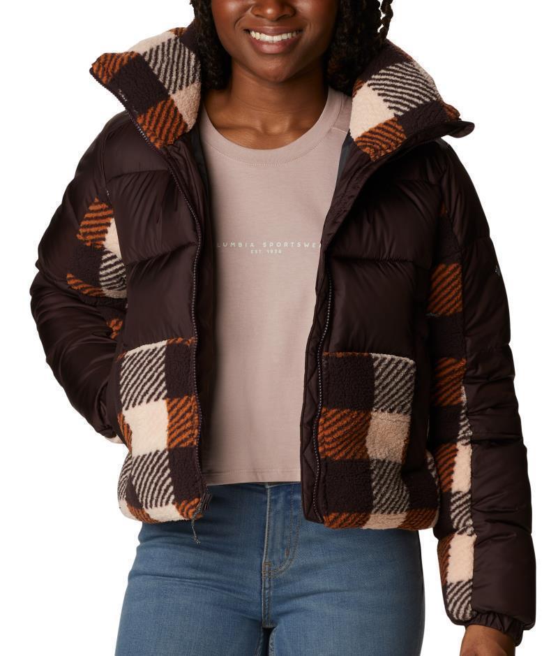 Leadbetter Point Sherpa Hybrid - Womens - New Cinder / Warm Copper Check Multi 2