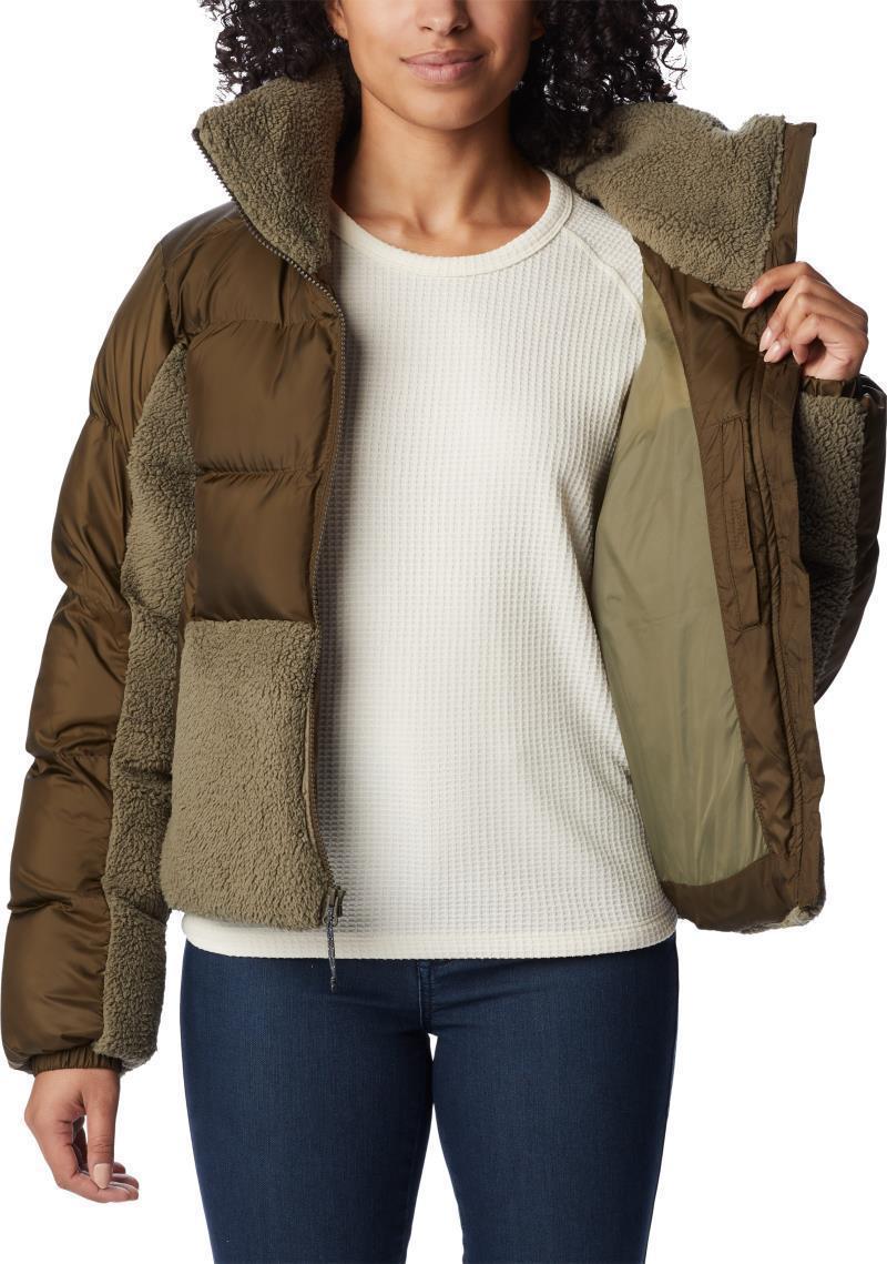 Leadbetter Point Sherpa Hybrid - Womens - Olive Green / Stone Green 4