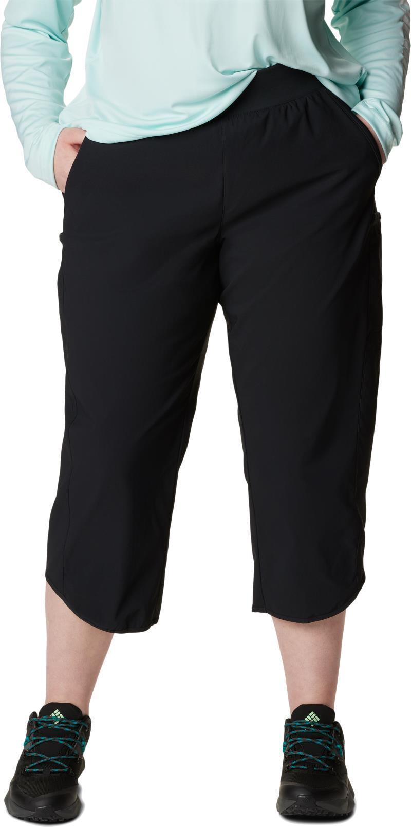 Leslie Falls Capris - Plus - Womens - Black 1