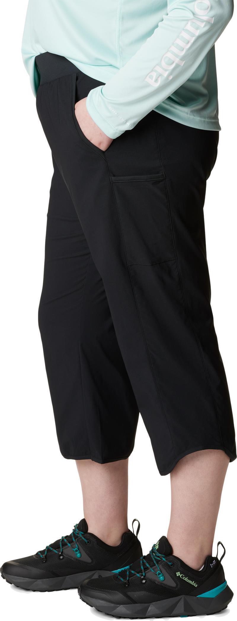 Leslie Falls Capris - Plus - Womens - Black 2