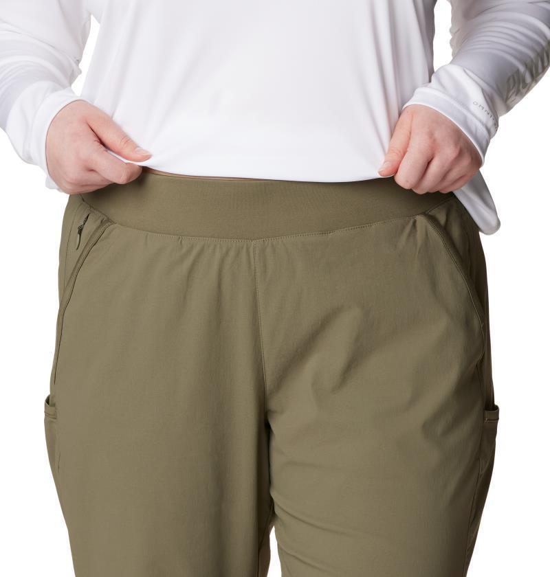 Leslie Falls Capris - Plus - Womens - Stone Green 4