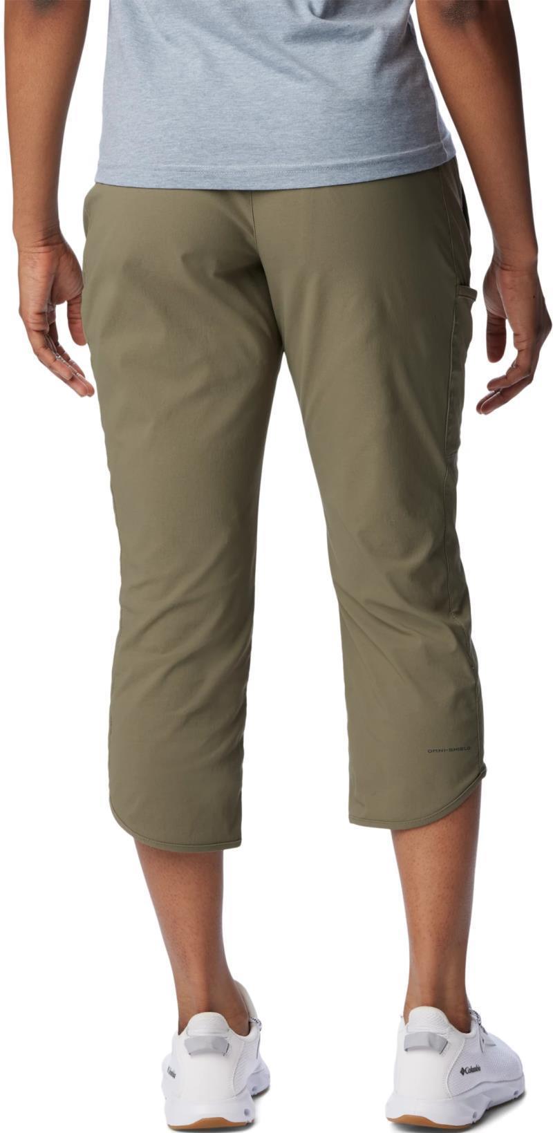 Leslie Falls Capris - Womens - Stone Green 2