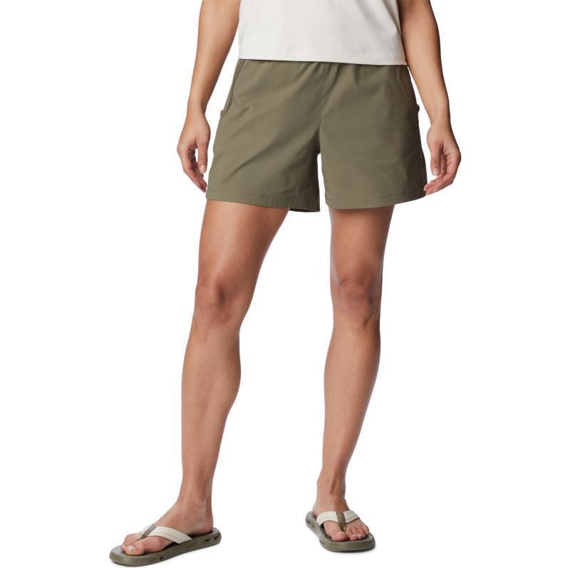 Leslie Falls Shorts, 5" Inseam - Womens - Stone Green 1