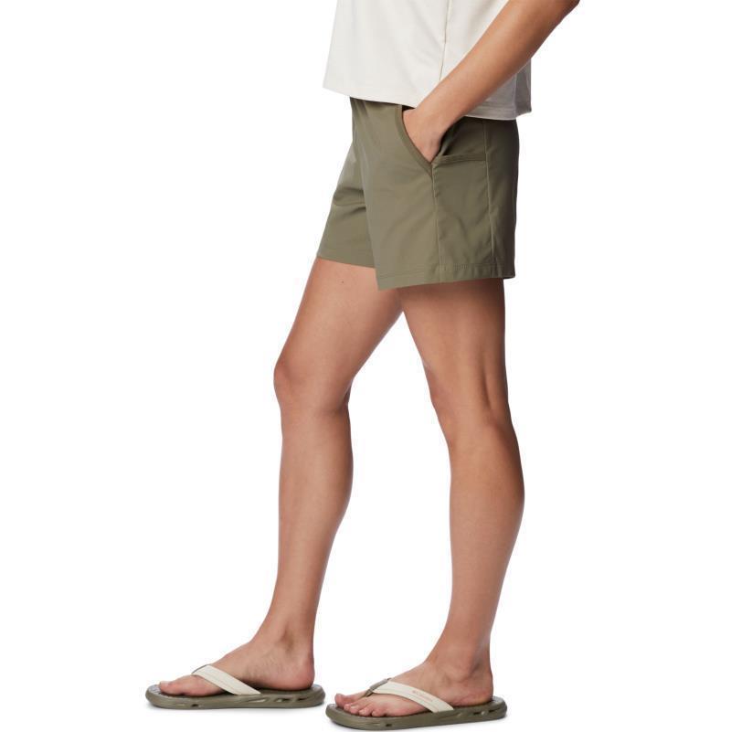 Leslie Falls Shorts, 5" Inseam - Womens - Stone Green 3