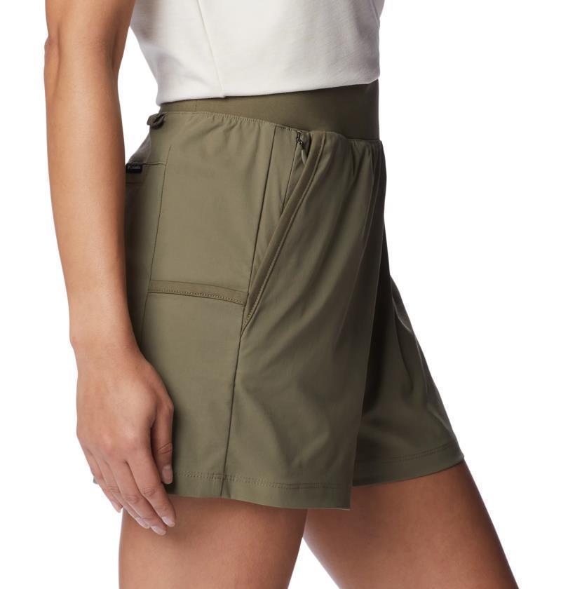 Leslie Falls Shorts, 5" Inseam - Womens - Stone Green 6