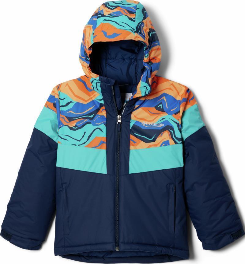 Lightning Lift II Jacket - Youth Boys - Coll Navy / Bright Indigo Tectonic / Bright Aqua 1