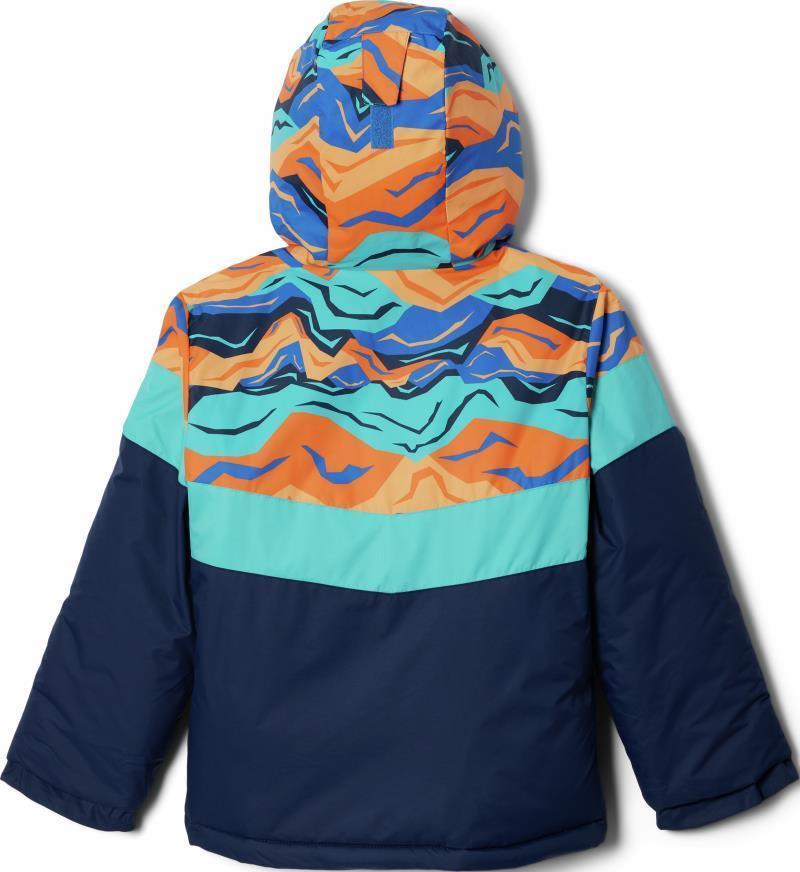 Lightning Lift II Jacket - Youth Boys - Coll Navy / Bright Indigo Tectonic / Bright Aqua 2