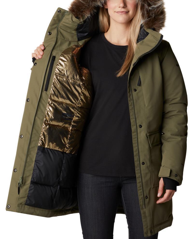 Little SI Insulated Parka - Womens - Stone Green 3