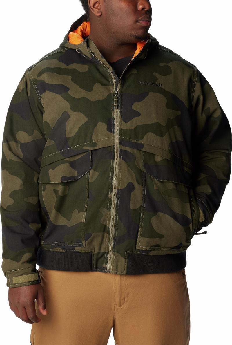 Loma Vista II Hooded Jacket - Big - Mens - Stone Green Mod Camo Print 1