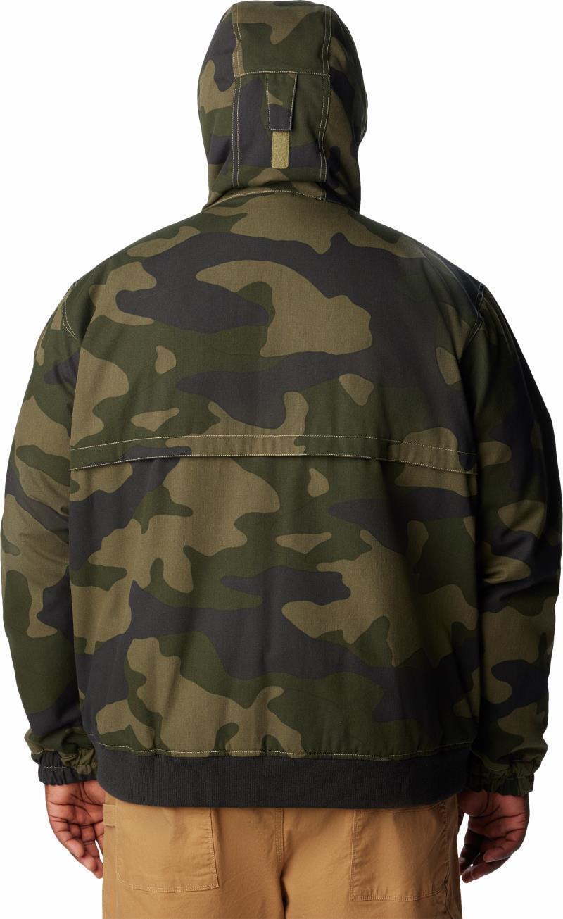 Loma Vista II Hooded Jacket - Big - Mens - Stone Green Mod Camo Print 2