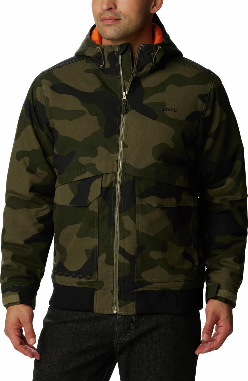 Loma Vista II Hooded Jacket - Mens - Stone Green Mod Camo Print 1